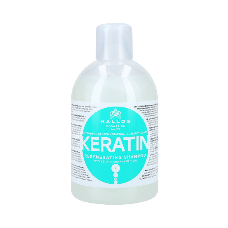KALLOS KJMN Keratin szampon wzmacniający 1000 ml