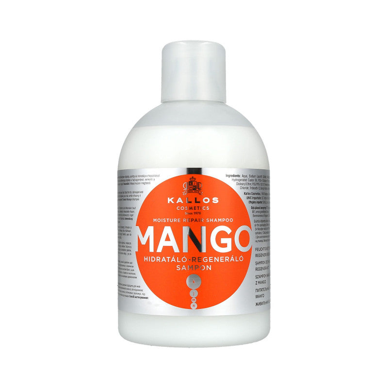 KALLOS KJMN Regenerujący szampon do włosów z olejem mango 1000 ml