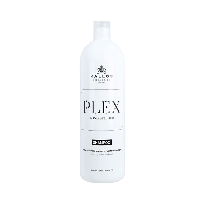 KALLOS PLEX BOND BUILDER Szampon do włosów z białkiem roślinnym i peptydami 1000 ml