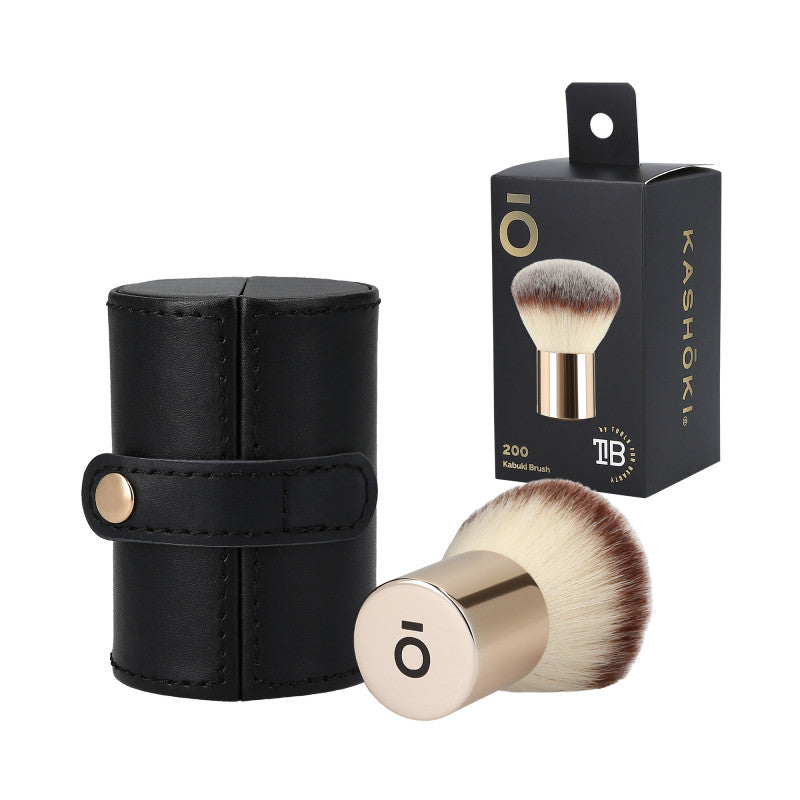 KASHŌKI 200 KABUKI Pędzel do pudru + etui