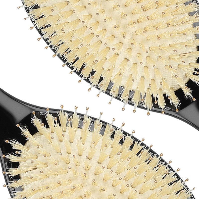 KASHŌKI Smooth White Detangler Szczotka z białym włosiem dzika, Oval #3