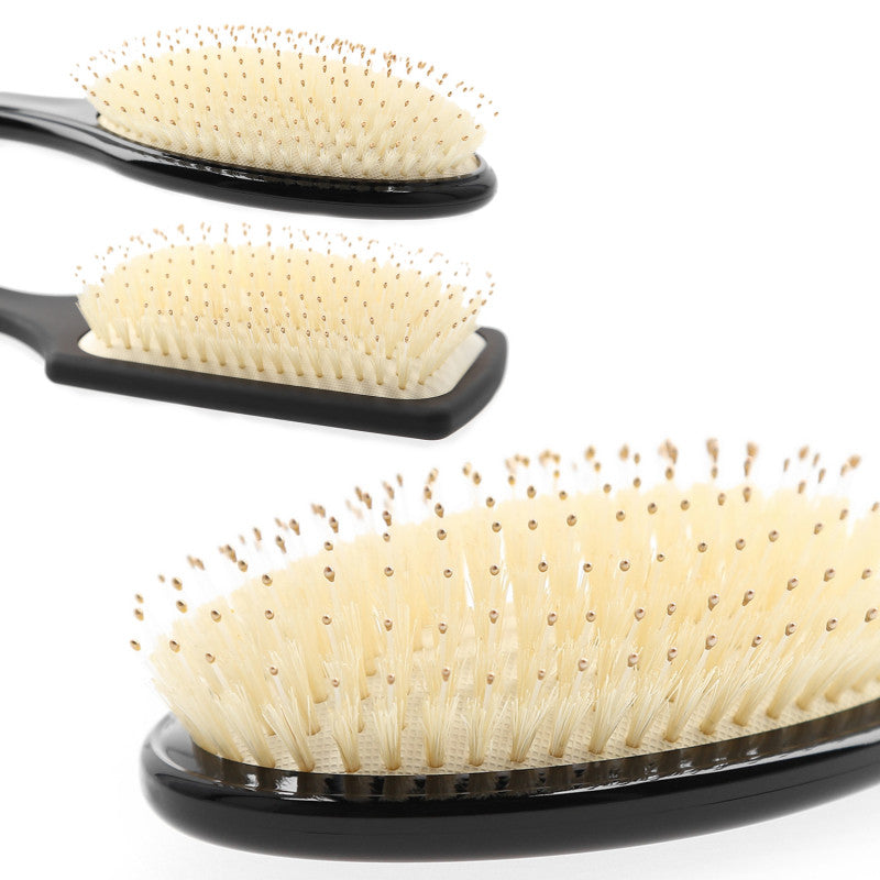 KASHŌKI Smooth White Detangler Zestaw 3 szczotek z białym włosiem dzika #4