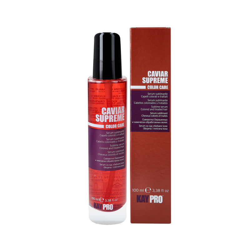 KAYPRO CAVIAR SUPREME Nabłyszczająca kuracja do włosów farbowanych 100 ml