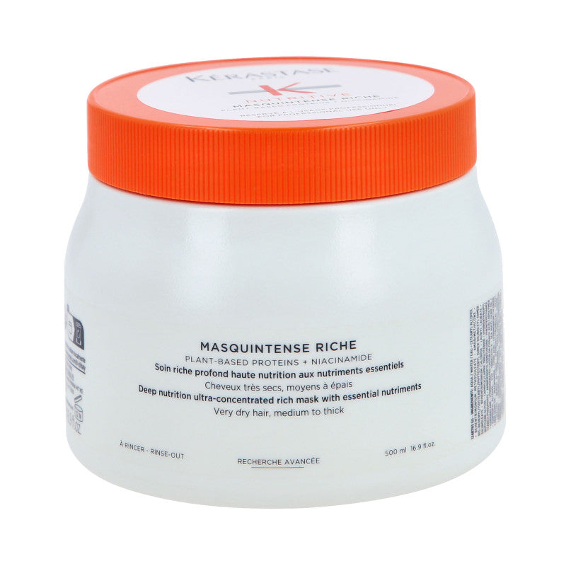 KÉRASTASE NUTRITIVE RICH Odżywcza maska do włosów normalnych i grubych 500 ml