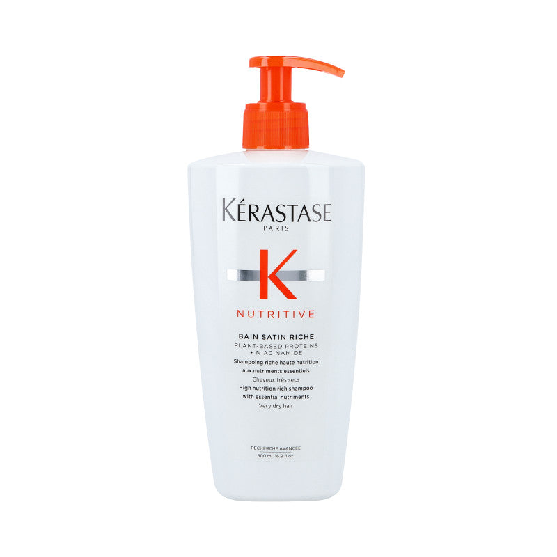 KÉRASTASE NUTRITIVE BAIN SATIN RICH Nawilżająca kąpiel do włosów bardzo suchych, uwrażliwionych 500 ml