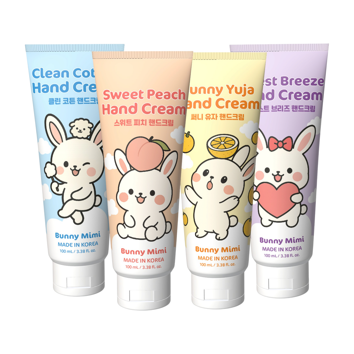 BUNNY MIMI Zestaw kremów do rąk, 4 x 100 ml