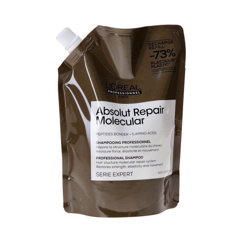 L'OREAL PROFESSIONNEL ABSOLUT REPAIR MOLECULAR REFILL Wzmacniający szampon do włosów zniszczonych 500 ml