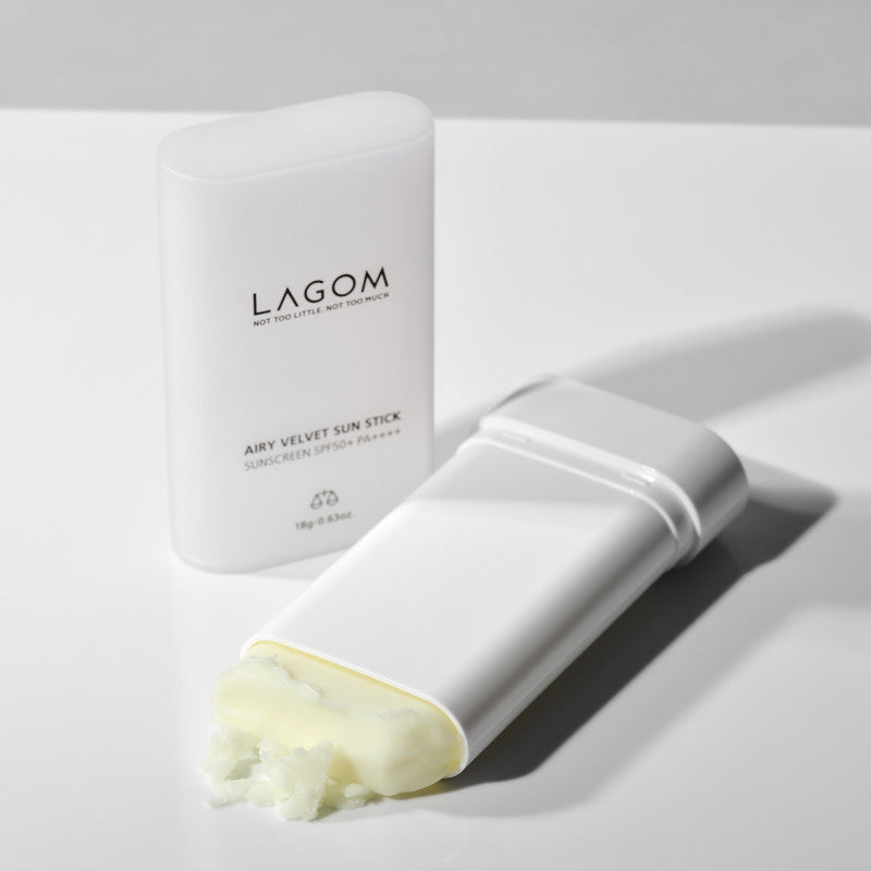 LAGOM AIRY VELVET SUN STICK SPF50+, PA+++ Aksamitny sztyft przeciwsłoneczny do twarzy i ciała 18 g #2