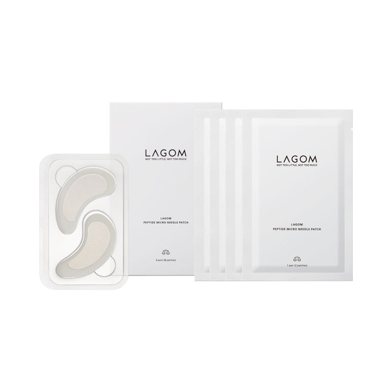 LAGOM PEPTIDE MICRO Intensywnie regenerujące płatki z mikronakłuciami 4 pary