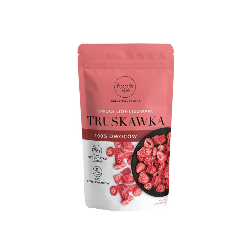 FOODS BY ANN Owoce liofilizowane - truskawka 65 g