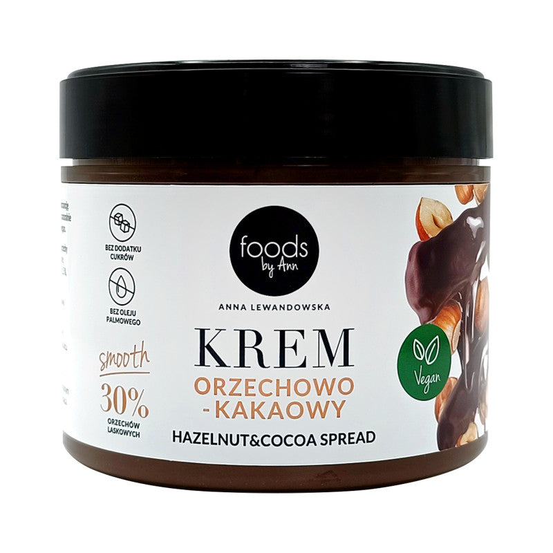 FOODS BY ANN SMOOTH Pasta czekoladowo-orzechowa 30% 250 g