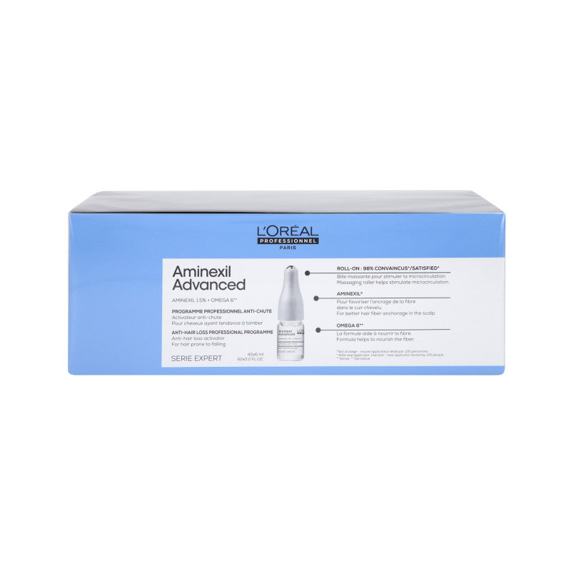 L’OREAL PROFESSIONNEL AMINEXIL ADVANCED Ampułki przeciw wypadaniu włosów 42 x 6 ml