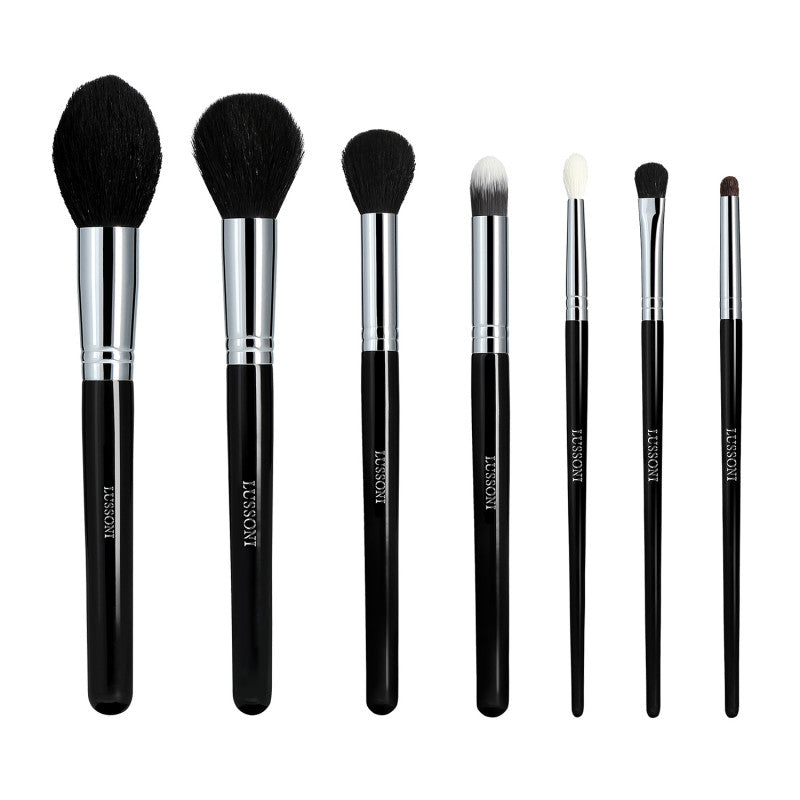LUSSONI Beauty Queen - Zestaw 7 Profesjonalnych pędzli do makijażu