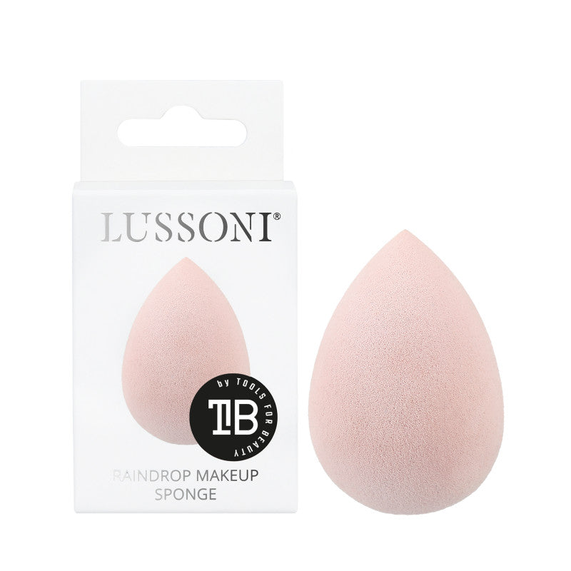LUSSONI Gąbka do makijażu, Raindrop, Różowa