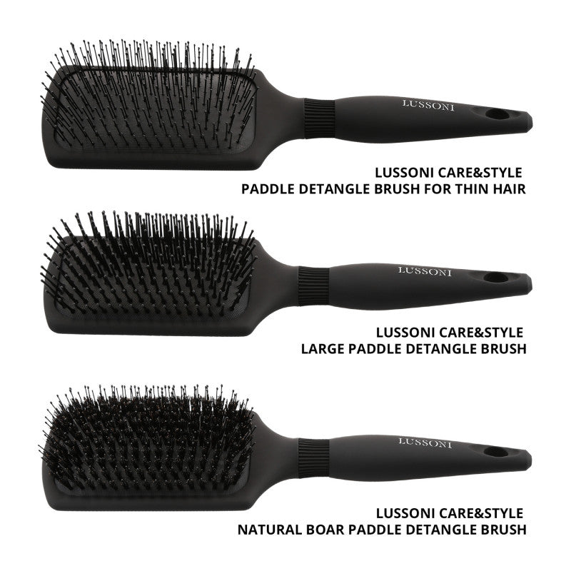 LUSSONI Care&Style Gentle Detanglers - Zestaw 3 profesjonalnych szczotek do włosów #2