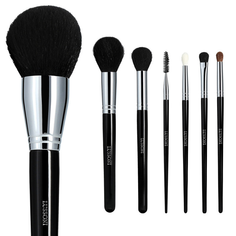 LUSSONI Must-haves - Zestaw 7 profesjonalnych pędzli do makijażu