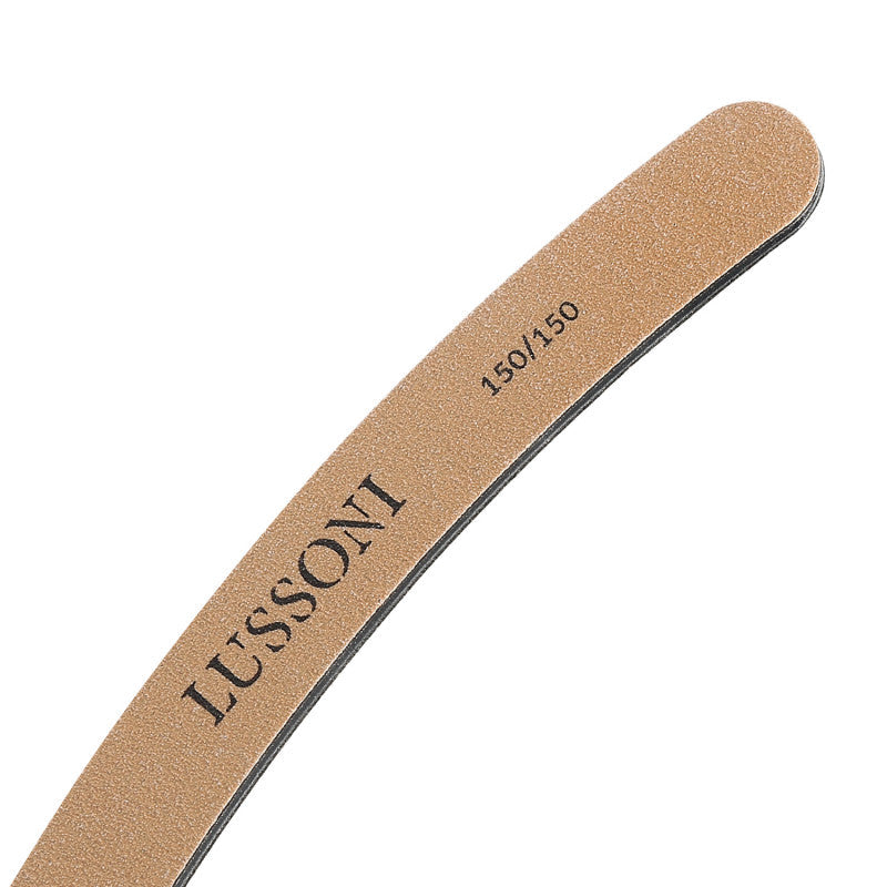 LUSSONI Pilnik do paznokci PREMIUM, Banan, 150/150, 10 szt. #3