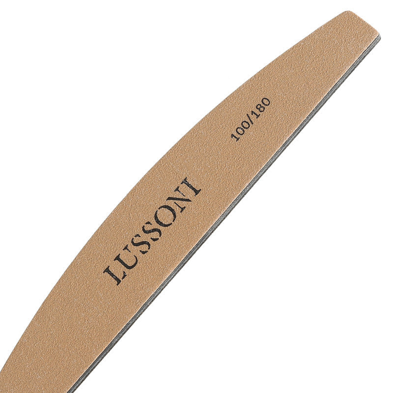 LUSSONI Pilnik do paznokci PREMIUM, Łódka, 100/180, 10 szt. #3