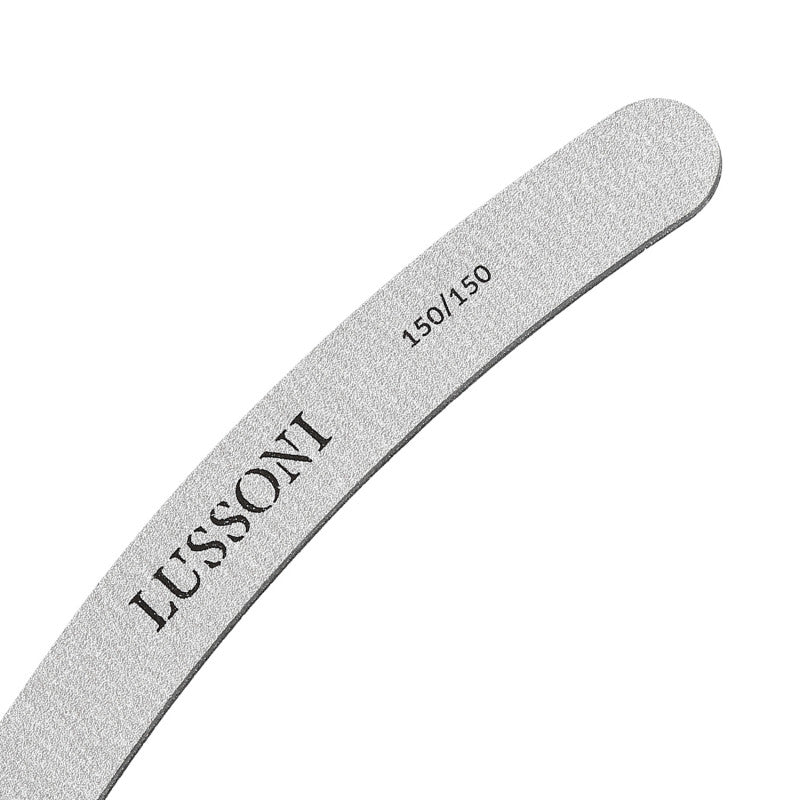LUSSONI Pilnik do paznokci ZEBRA, Banan, 150/150, 10 szt. #3