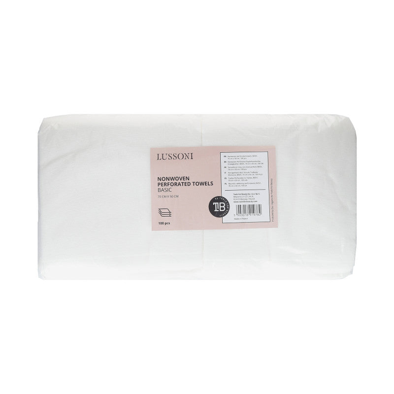 LUSSONI Ręczniki z włókniny perforowanej BASIC, 70 cm x 50 cm, 100 szt.