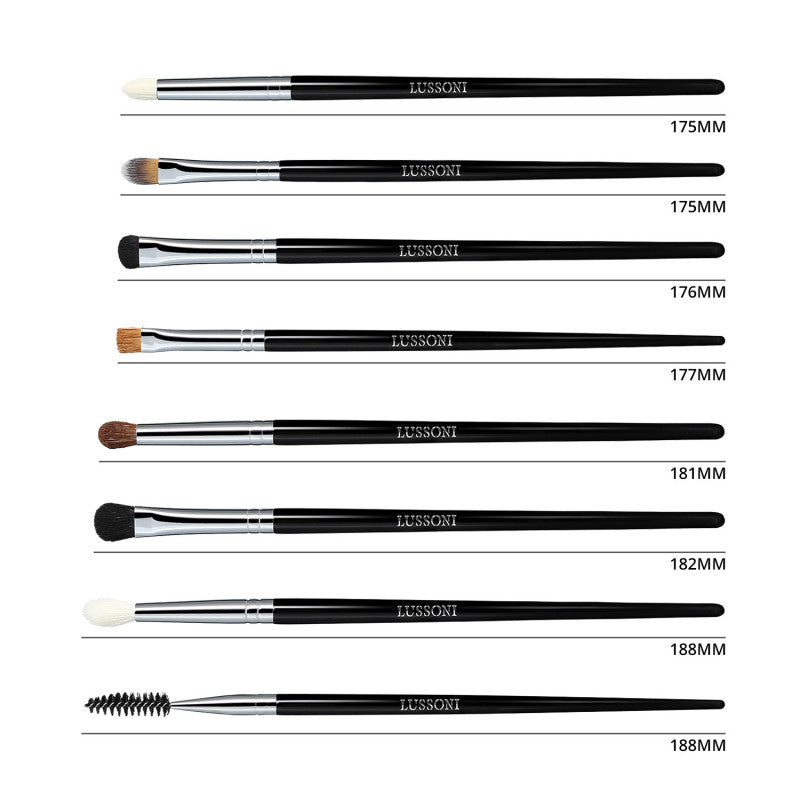 LUSSONI Smokey Eye - Zestaw 8 Profesjonalnych pędzli do makijażu #2