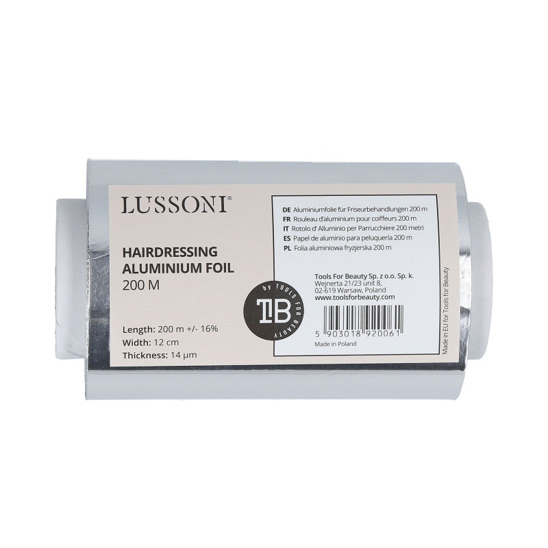 LUSSONI Folia aluminiowa fryzjerska 200 m