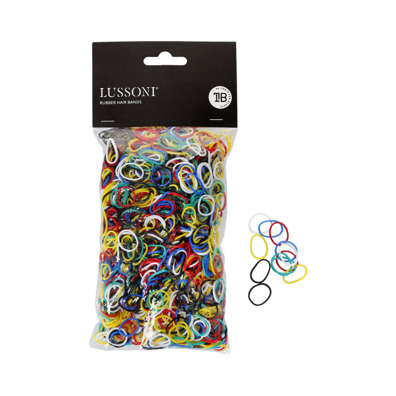 LUSSONI Gumki do warkoczyków, 15mm, 100 g