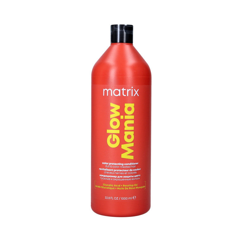 MATRIX TOTAL RESULTS GLOW MANIA Odżywka chroniąca i nabłyszczająca włosy farbowane 1000 ml