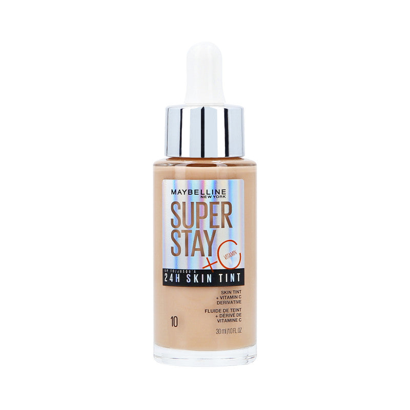 MAYBELLINE SUPER STAY 24H SKIN TINT Rozświetlający podkład do twarzy 10 30 ml