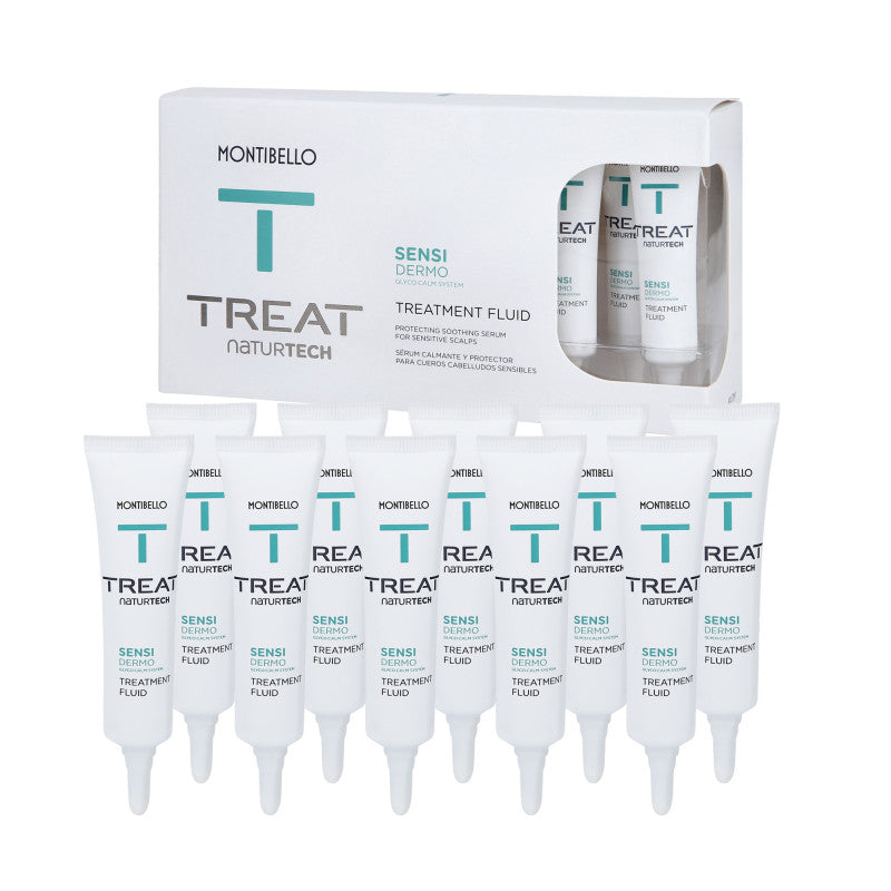 MONTIBELLO TREAT NATURTECH SENSI DERMO Ampułki do wrażliwej skóry głowy 10x12 ml