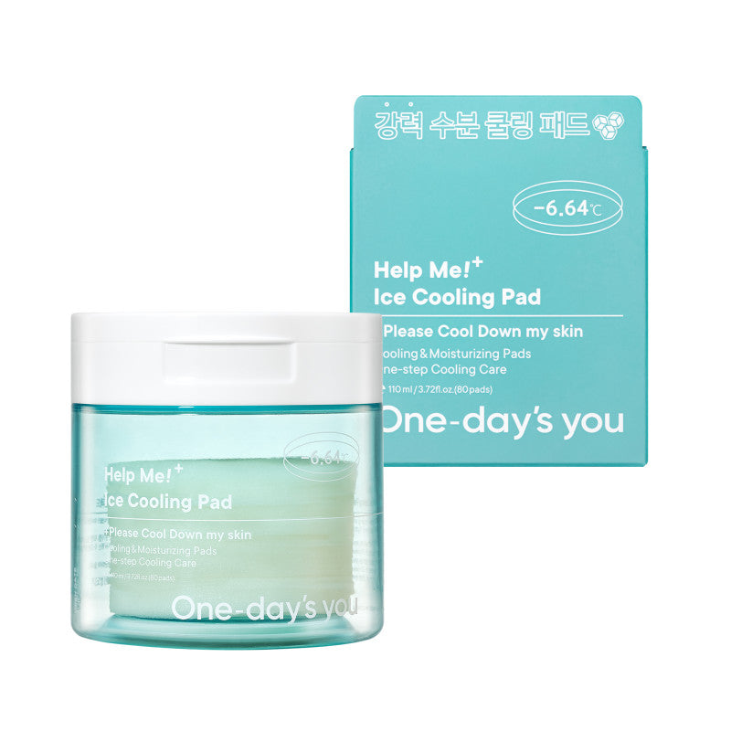 ONE-DAY’S YOU HELP ME ICE COOLING PAD Chłodzące płatki tonizujące 110 ml (80 szt.)