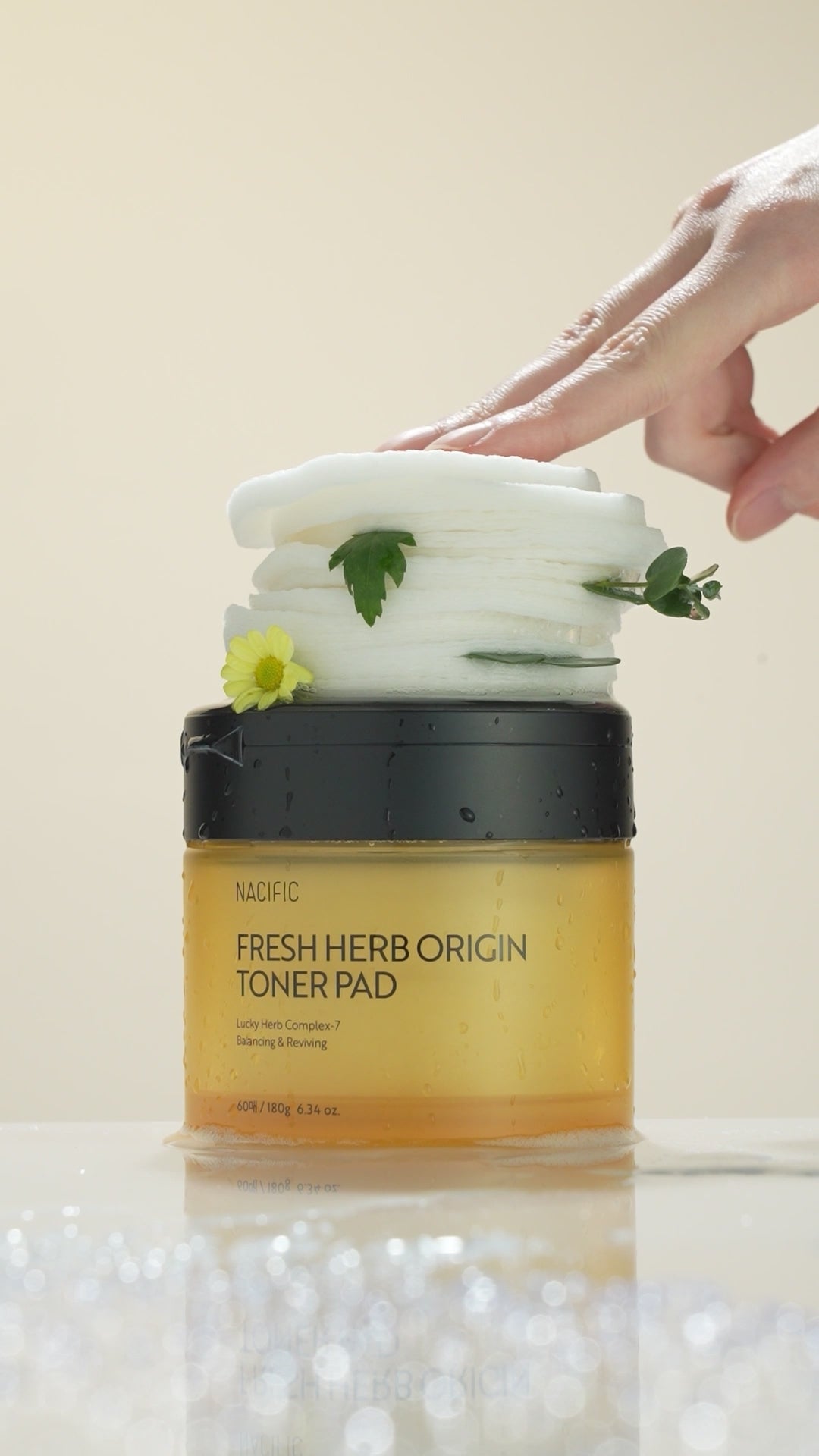 NACIFIC FRESH HERB ORIGIN TONER PAD Multifunkcje płatki tonizujące 180 ml (60 szt.) #5