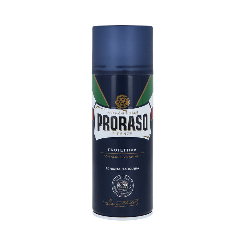 PRORASO BLUE TUTTE LE BARBE Nawilżająca pianka do golenia 400 ml