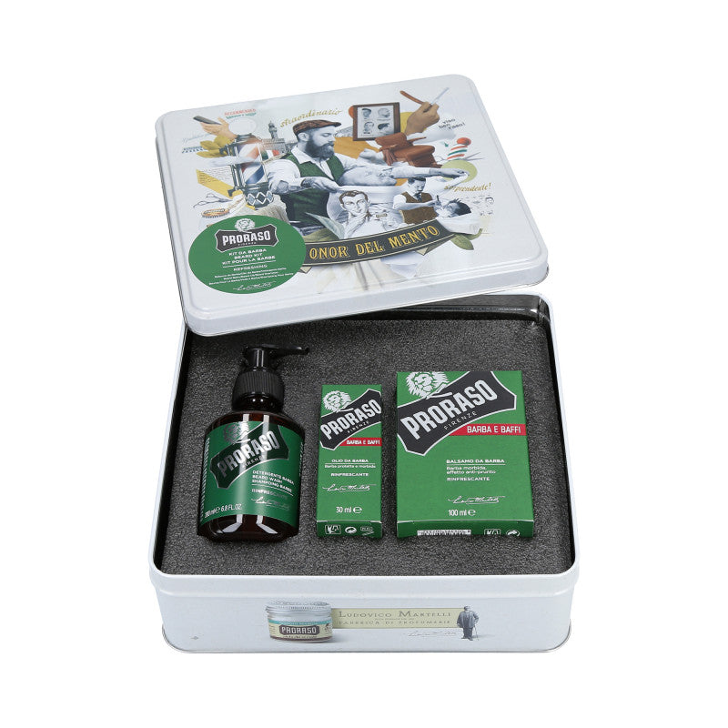 PRORASO GREEN Zestaw kosmetyków do pielęgnacji brody #2