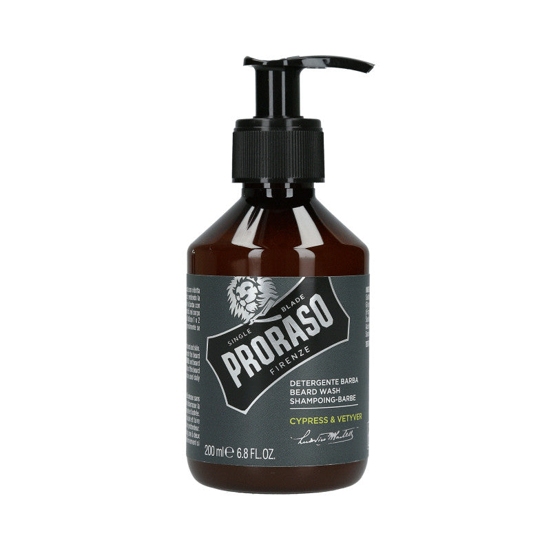 PRORASO SINGLE BLADE Cypress&Vetyver Szampon do brody 200 ml