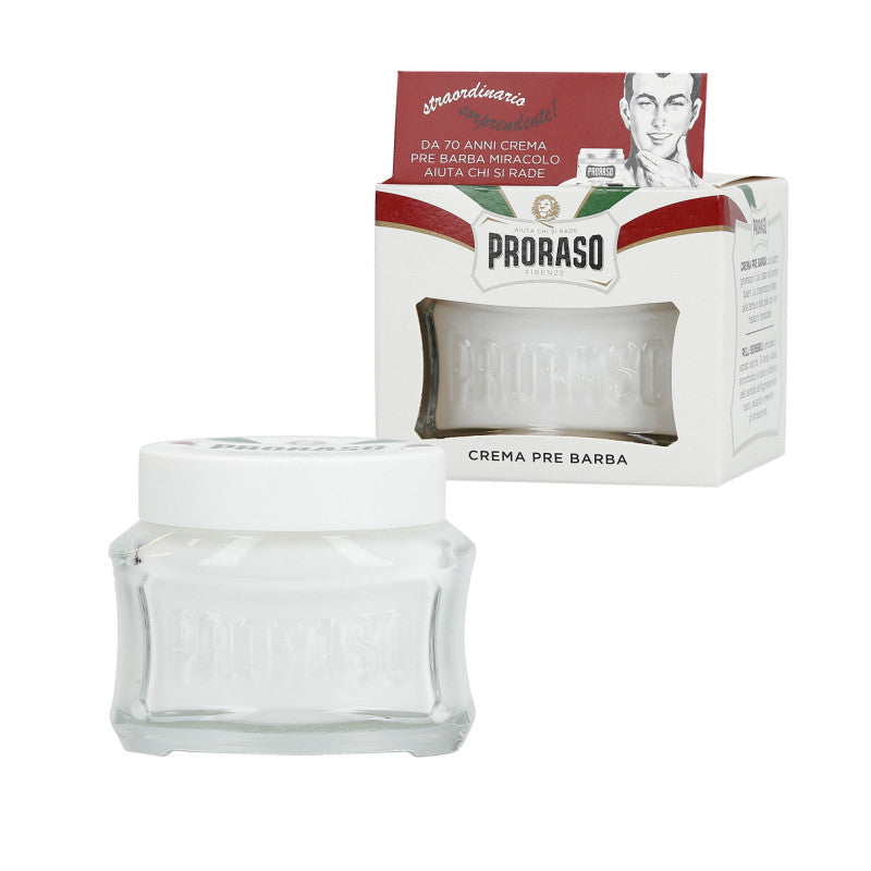 PRORASO WHITE Łagodzący krem przed goleniem 100 ml