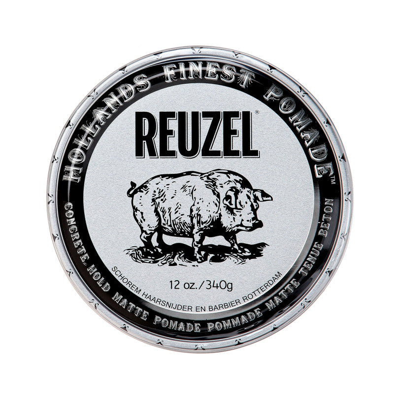 REUZEL SILVER CONCRETE HOLD MATTE Mocna matowa pomada do włosów 340 g