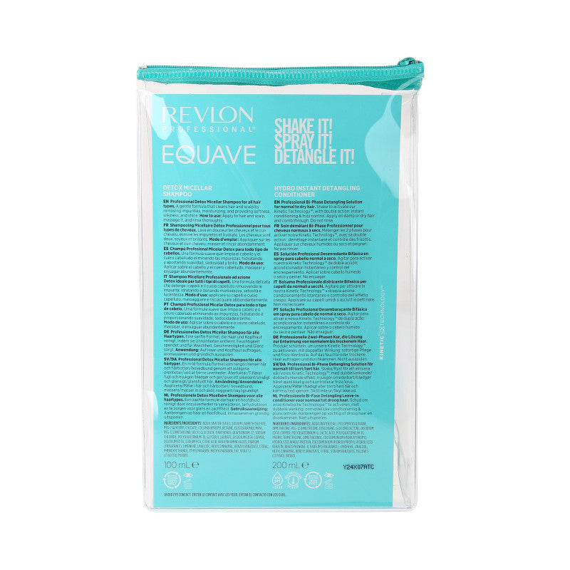 REVLON PROFESSIONAL  EQUAVE HYDRO Zestaw szampon micelarny 100 ml + dwufazowa odżywka do włosów 200 ml #2