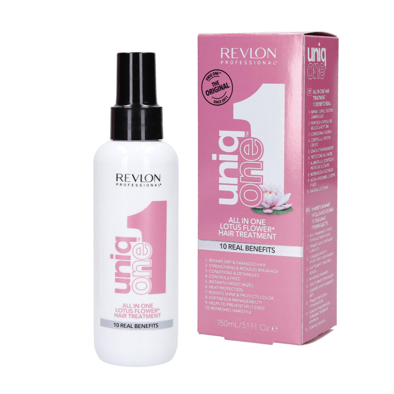REVLON PROFESSIONAL UNIQ ONE ALL IN ONE LOTUS HAIR TREATMENT Kuracja regenerująca w sprayu 150 ml
