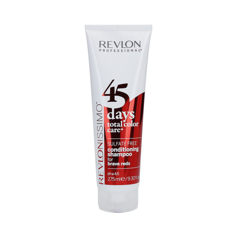 REVLON REVLONISSIMO 45 DAYS Brave Reds Szampon i odżywka podtrzymująca kolor 275 ml