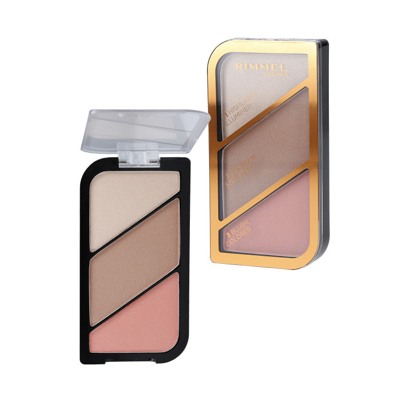 RIMMEL Paletka do konturowania twarzy 002 Coral Glow 18,5 g