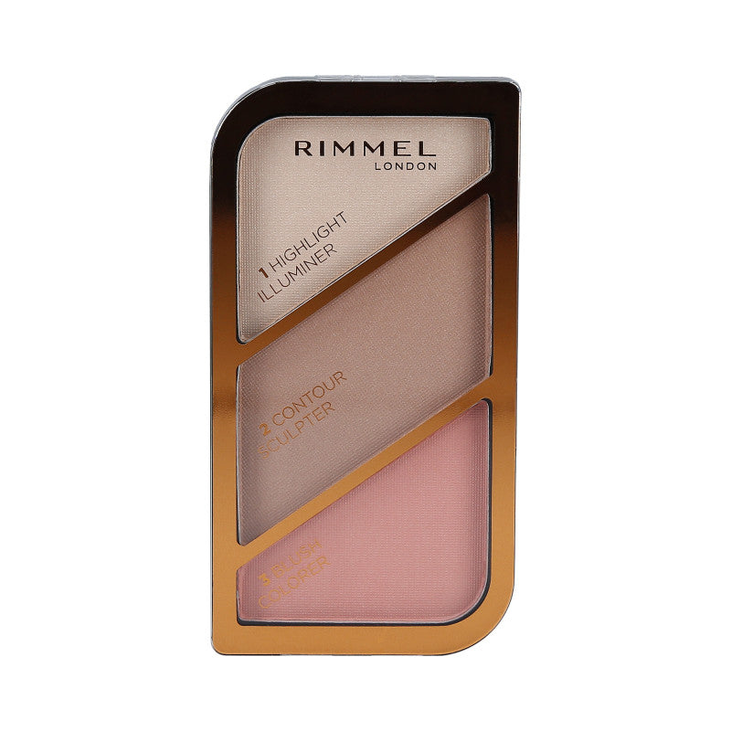 RIMMEL Paletka do konturowania twarzy 002 Coral Glow 18,5 g #2