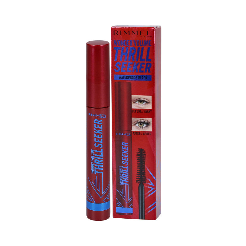 RIMMEL VOLUME  THRILL SEEKER Wodoodporny tusz do rzęs 8 ml