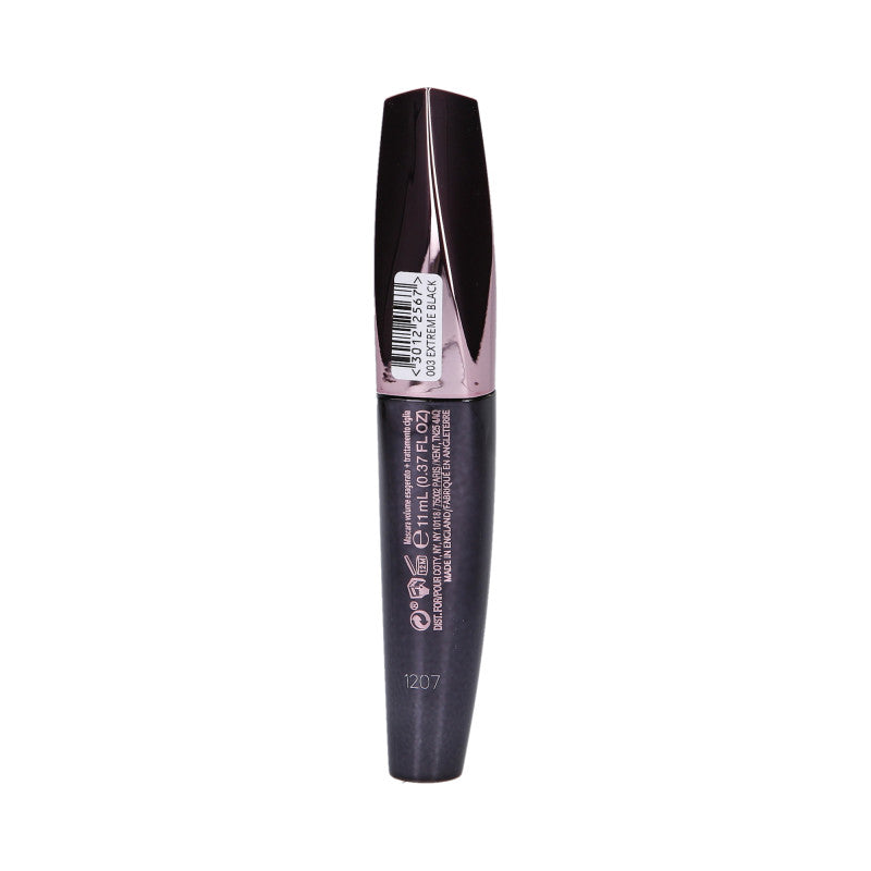 RIMMEL WONDER LUXE VOLUME Odżywczy tusz do rzęs Extreme Black 12 ml #2
