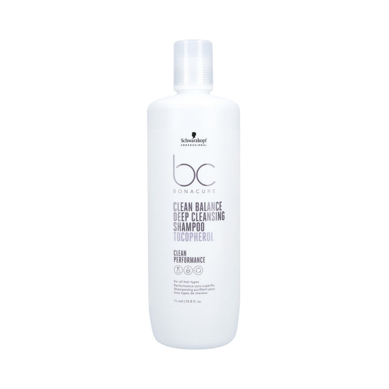 SCHWARZKOPF BC CLEAN BALANCE DEEP CLEAN Szampon oczyszczający do włosów 1000 ml