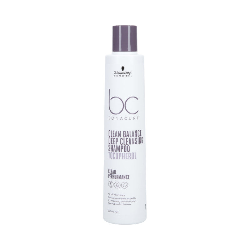 SCHWARZKOPF PROFESSIONAL BC CLEAN BALANCE DEEP CLEAN Szampon oczyszczający do włosów 250 ml