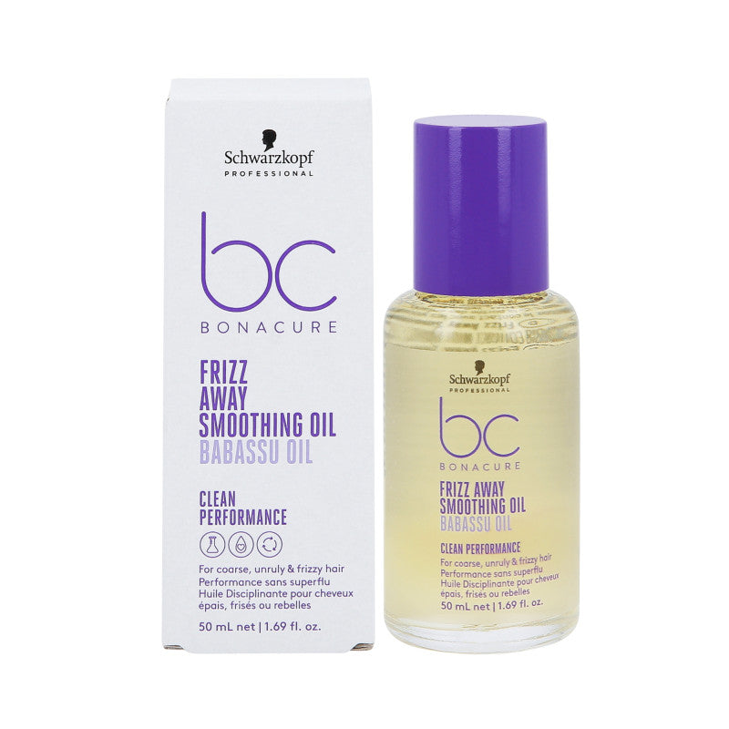 SCHWARZKOPF PROFESSIONAL BONACURE FRIZZ AWAY Olejek wygładzający do włosów puszących 50 ml