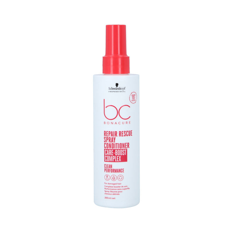 SCHWARZKOPF PROFESSIONAL BONACURE REPAIR RESCURE Regenerująca odżywka do włosów zniszczonych w sprayu 200 ml