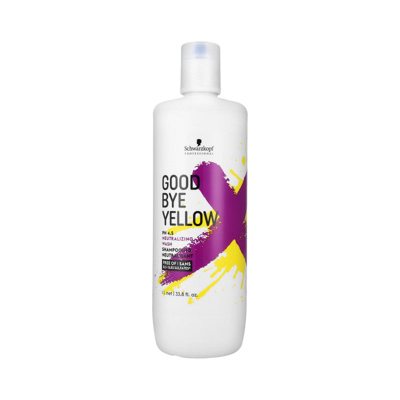 SCHWARZKOPF PROFESSIONAL GOODBYE YELLOW Szampon neutralizujący kolor  1000 ml