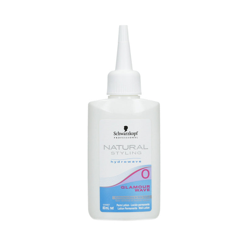 SCHWARZKOPF PROFESSIONAL NATURAL STYLING Glamour Wave 0 Płyn do trwałej ondulacji 80 ml